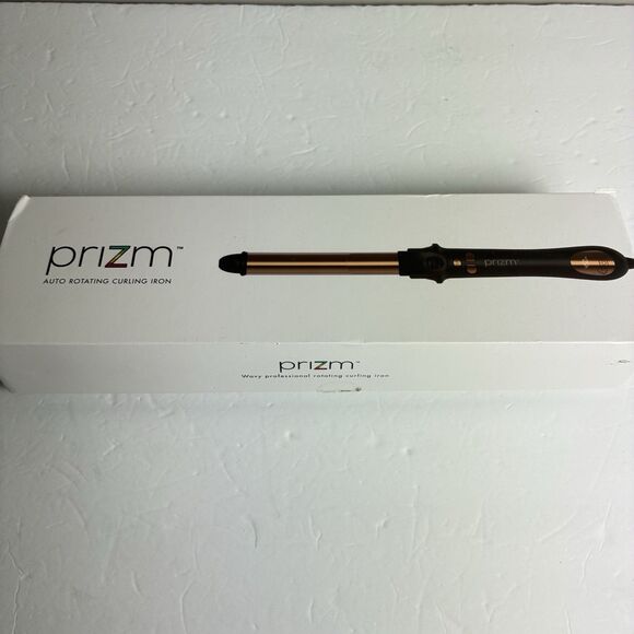 Prizm 1” Professional Rotating Curling Iron Nano Titanium Auto Spin - Picture 7 of 8